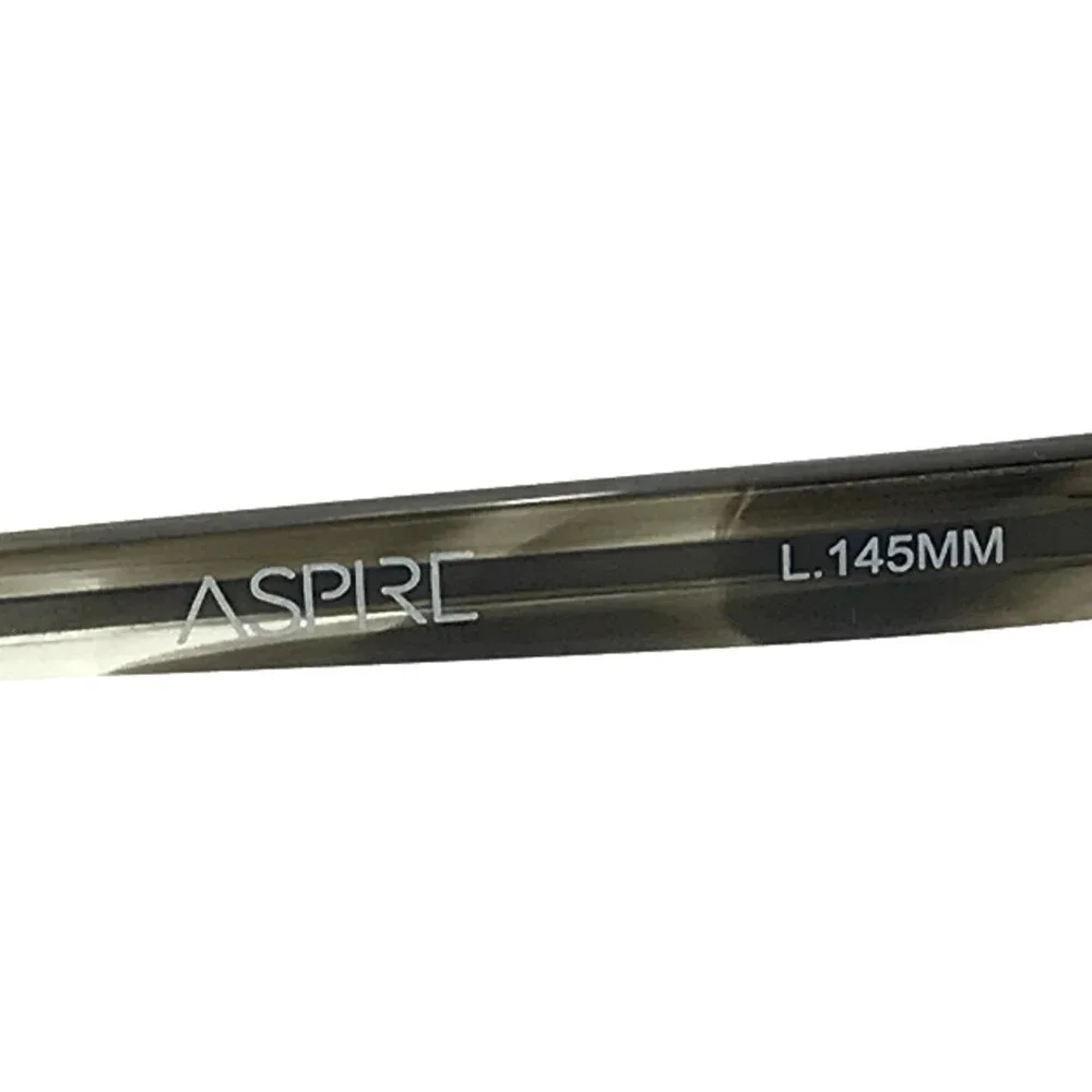 Aspire Eyeglasses Frames DECISIVE SMOKE HORN Gray Tortoise Rectangle 54-17-145